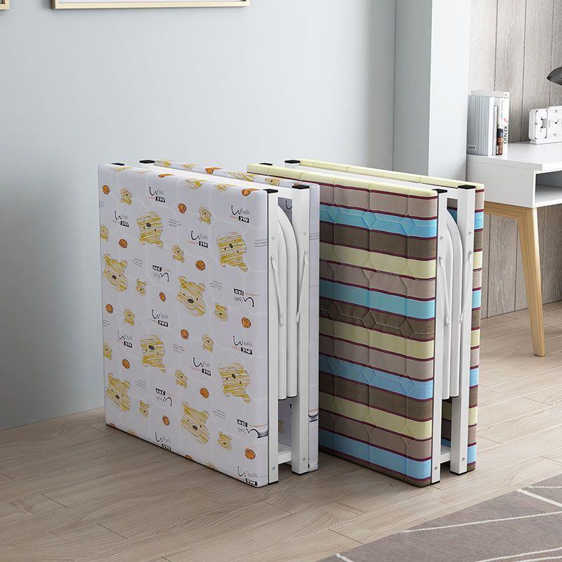 折LLT休叠床单人床成人家用双人陪护午床午睡简易经济型木硬板床