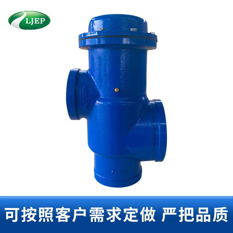 铸铁排水管配件A型铸铁三通顺水三通正三通接头dn100法兰压盖连接