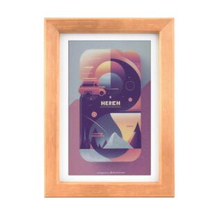 PhotoPainter 7.3寸7彩色带实木相框电子墨水屏超长待机800×480