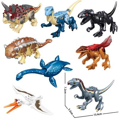 Jurassic Dinosaurs Building Blocks Indominus Rex DIY Tyranno