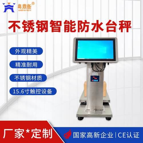 不锈钢智能防水台秤IP68防水防腐食品厂专用windows电子秤