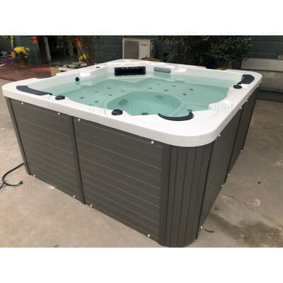 5人户外按摩浴缸水疗spa温泉泡池别墅花园jacuzzi进口亚克力