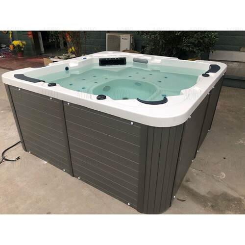 豪华户外亚克力冲浪按摩浴缸恒温水疗spa泡池Jacuzzi智能大池花园