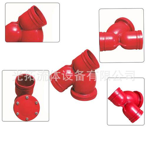 卡箍式过滤L器D114N100防管门道过滤阀G81H沟消槽过滤器