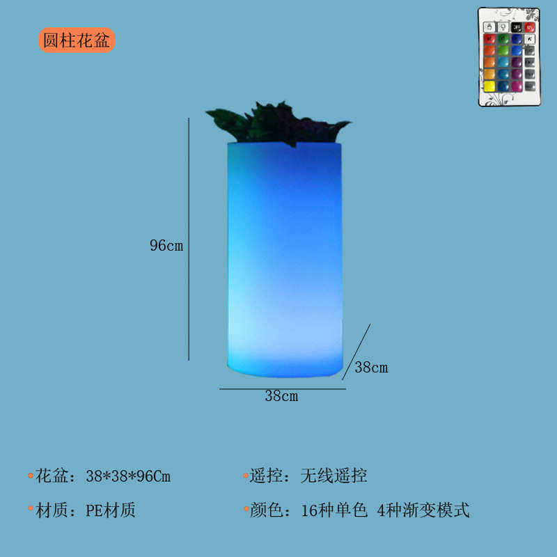 别墅灯柱装饰户外活动led落地灯庭院发光景观防水室外灯花园圆柱