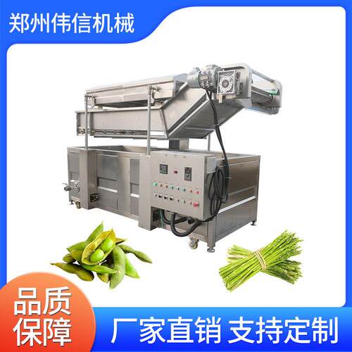 全自动果蔬漂烫机电加热西兰花电加热漂烫杀青机商用高效