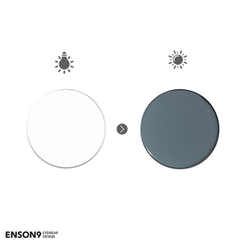 enson9变色墨镜非球面镜片1.561.611.67绿膜防辐射平光近视片
