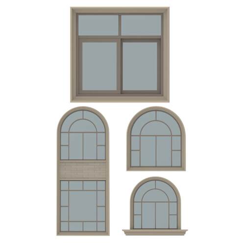 罗马柱中式欧式窗套模具方框窗框房屋线条装饰厂直销一体成型