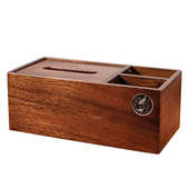 纸巾盒中号胡桃木抽纸盒新款 客厅木质纸巾盒创意汽车纸巾盒批发