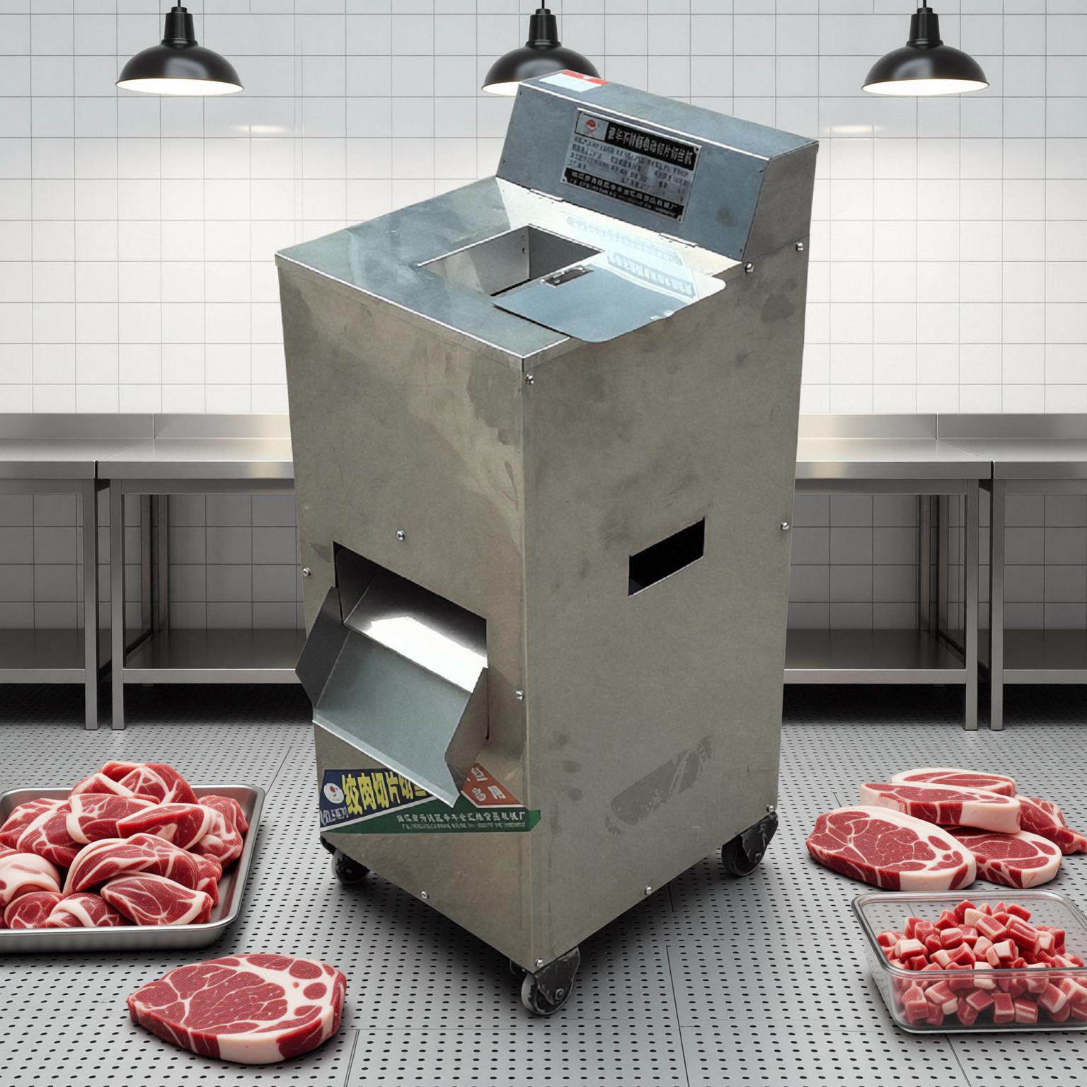 商用单切机切肉机切片切丁肉制品绞肉机家用肉馅肉丁肉丝机肉片机