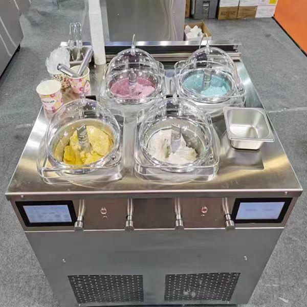 冰贺包邮高端一体台式硬质冰淇淋展示柜冷冻雪糕柜冰柜冰激淋柜