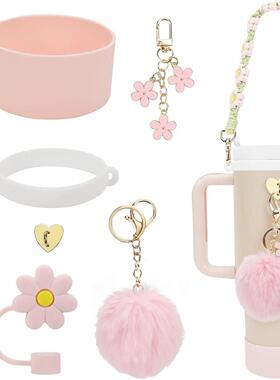 7pcs Cup Accessories Set for Stanley Including Handle Strap,