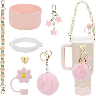 7pcs Cup Accessories Set for Stanley Including Handle Strap,