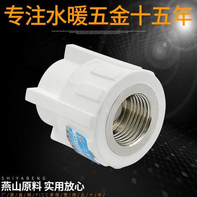 PPR内丝直接内牙直通 4分 6分 1寸 S20PPR水管管件配件加厚款