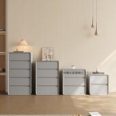 奶风油三四五斗屉柜二全实木卧室现代简约收A03斗柜纳柜客厅抽柜