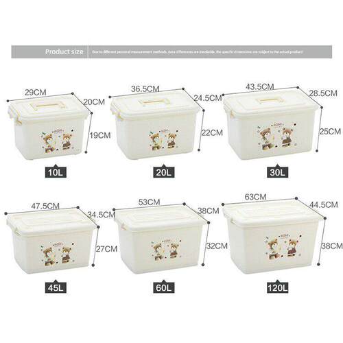 Oversized clothes storage box plastic finishing box clothin