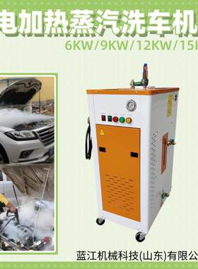 移动式高压高温蒸汽清洗设备6KW9KW电加热蒸汽洗车机蒸汽清洗机
