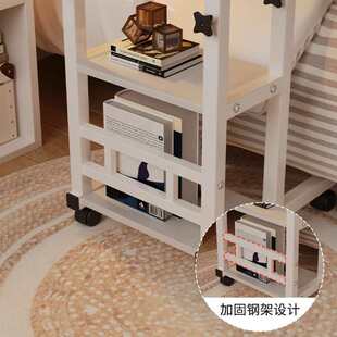 床边桌可移动升降电脑桌学生简易书桌卧室家用床上学习桌子办公桌