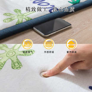 厂家直供创意卡通儿童地毯批发法兰绒防滑爬行垫地毯卧室家用