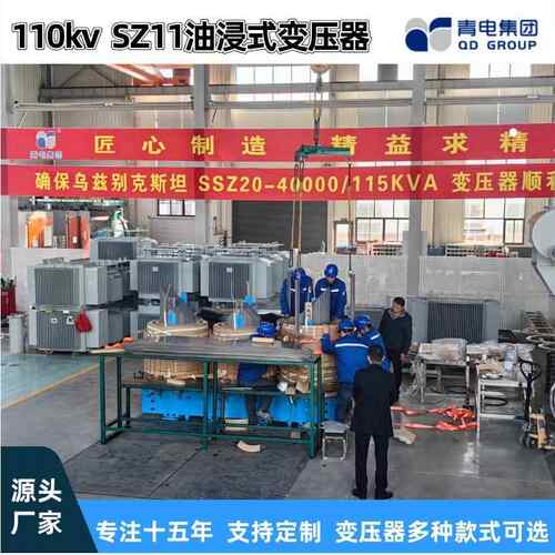 青电变压器厂0SZ263000250006300-油浸式SKVA/110kv油浸式主变压