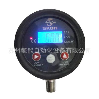 协钢压力表60mm原装SKON轴向带边25Mpa现货特惠326-21-452-25E