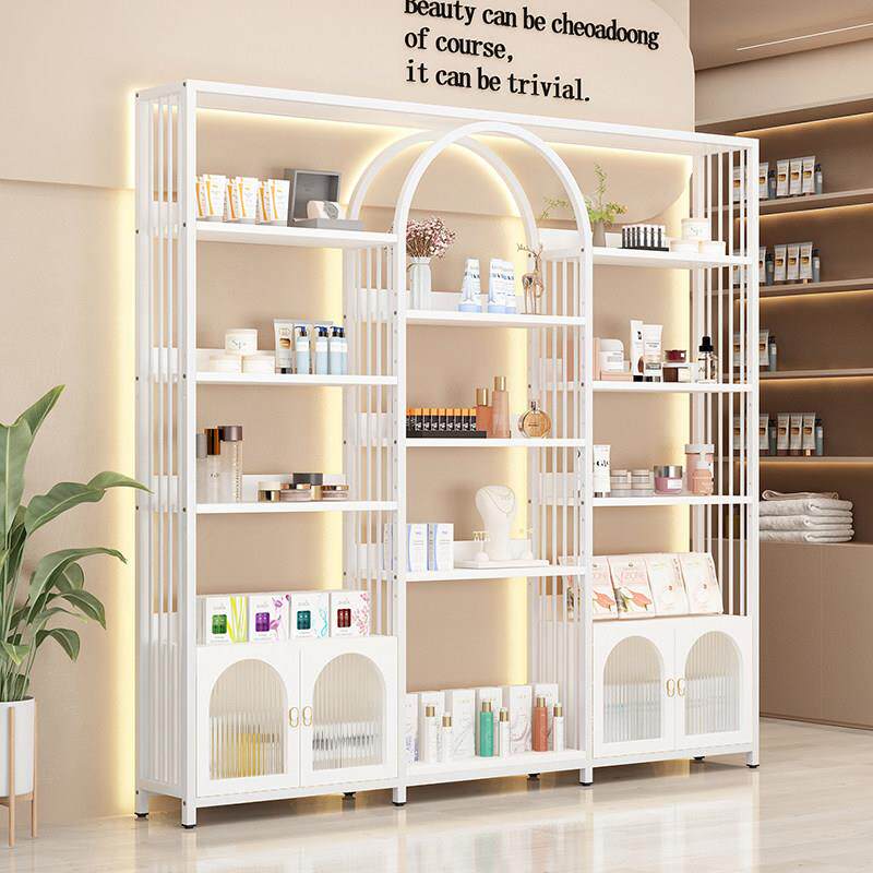商用展示柜美容院产品柜化妆品展柜摆件货品陈列架美甲展示架货架