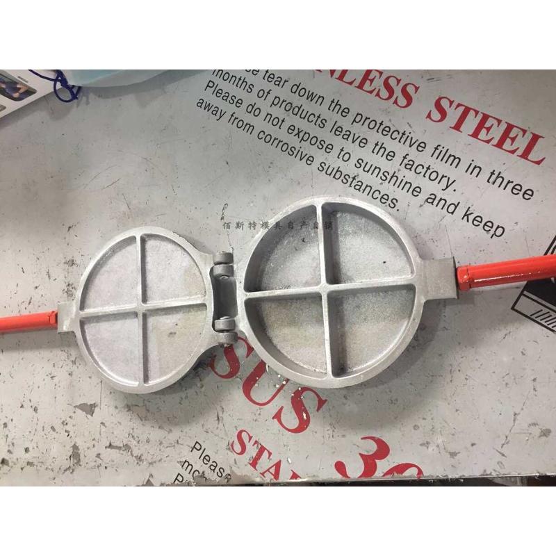 模具玉米模具jz05甜糕三角烤粑锅米摆摊重庆批发圆形米糕粑商用粿