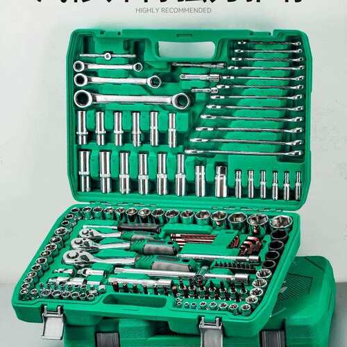 汽修工具套装棘轮扳手套筒组合套管维修汽车修理修车工具箱组套