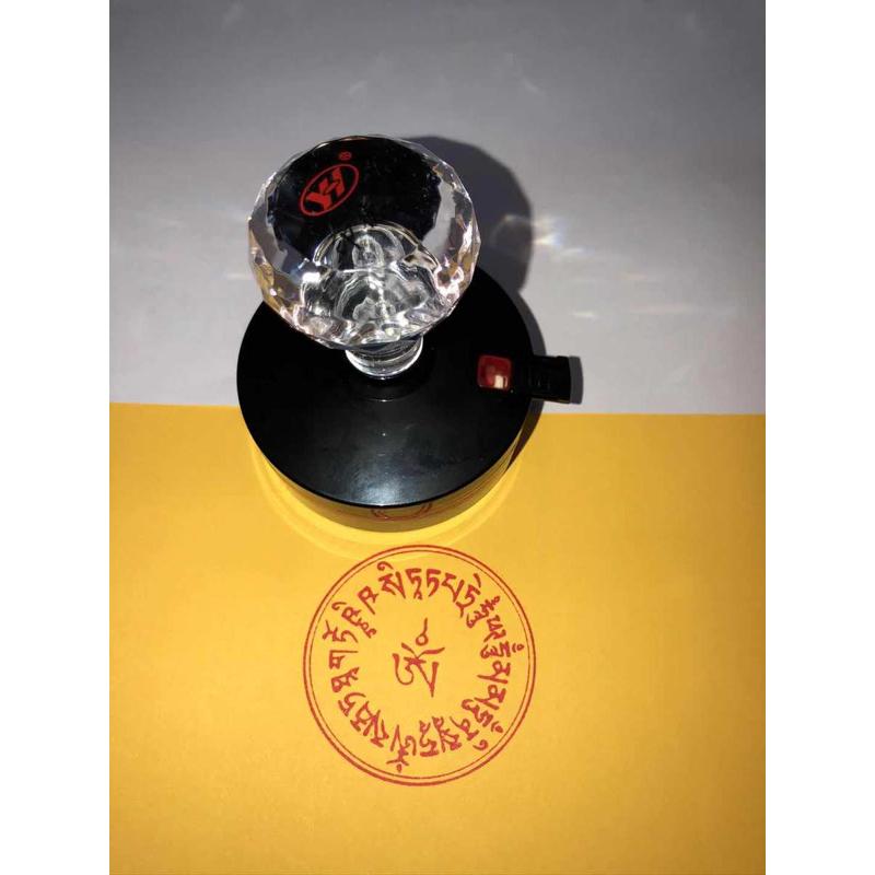 大白伞盖咒轮印 印章印版 直径50mm 大白伞盖佛母咒轮  可定制