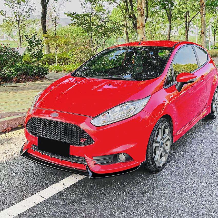 适用福特嘉年华fiesta mk6 st 12-17款前唇前铲扰流板外饰改装件