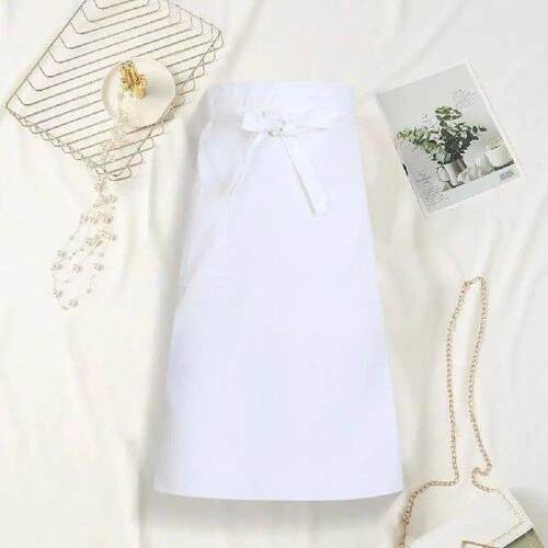 Chef Apron with Recipe Card Holder Professional Grade Half