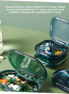 Pill Box Holder Weekly Medicine Storage Organizer Container