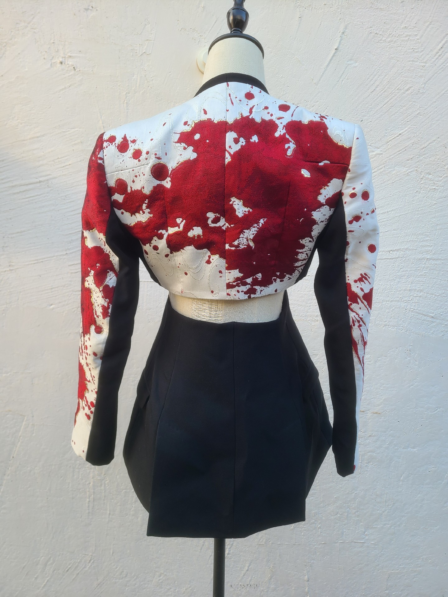 thumbnail for Haider Ackermann women's silk embroidered jacket