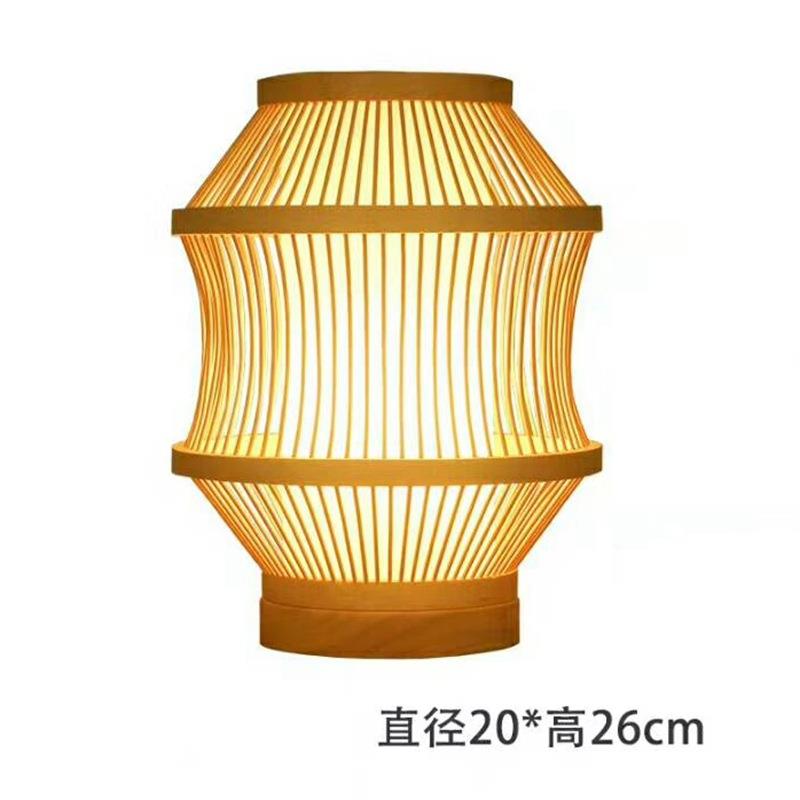 创意竹编灯具个性艺术灯民宿藤艺灯饰工程景区竹艺藤艺蔑编织吊灯