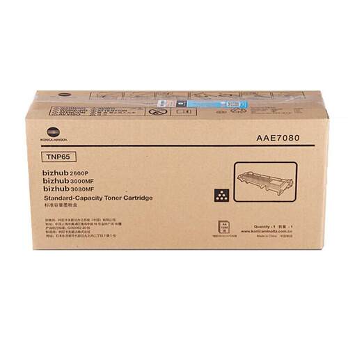 柯美TNP65复印碳粉(AAE7080)黑色/1200页 3080MF/3000MF/2600P