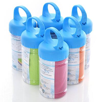 Summer Cool Feeling Sports Fitness Quick-cooling Towel Bucke