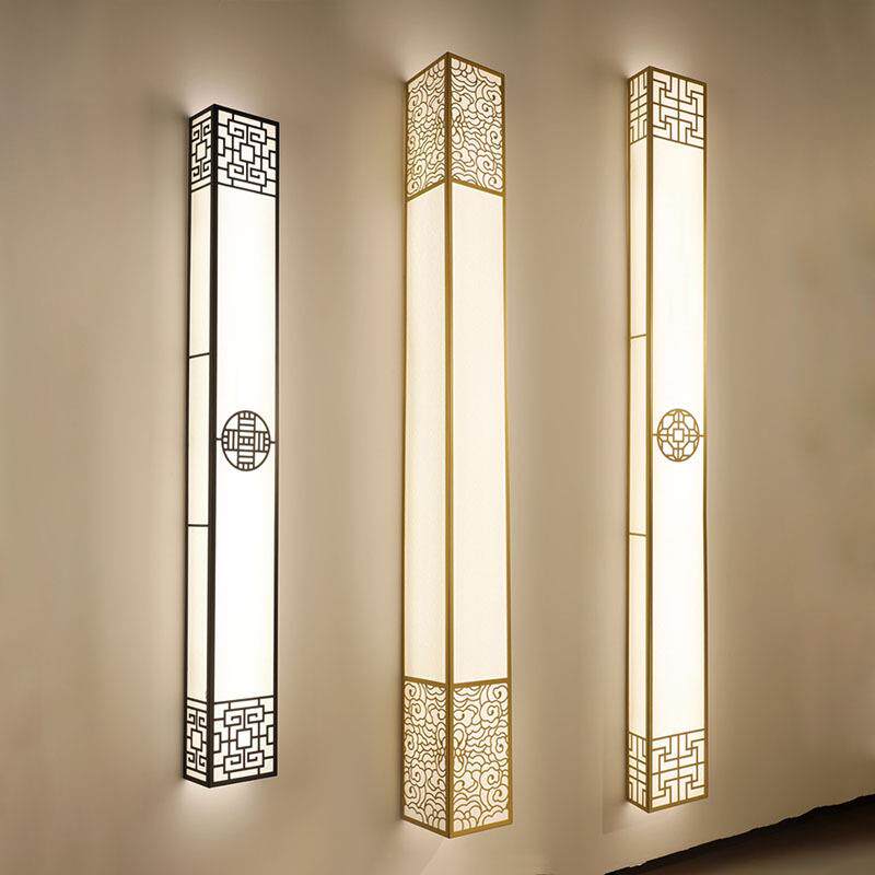 新中式壁灯中国风客厅卧室过道走廊楼梯简约床头灯具酒店工程墙灯