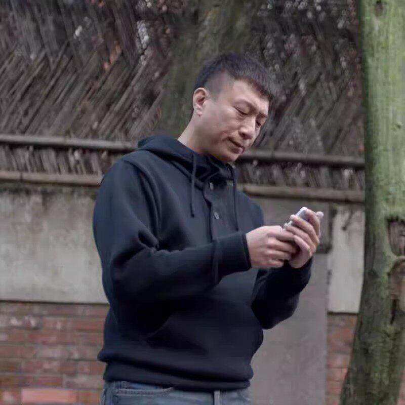 香港潮牌秋冬新款孙红雷同款高领男连帽卫衣宽松休闲重磅外套男装