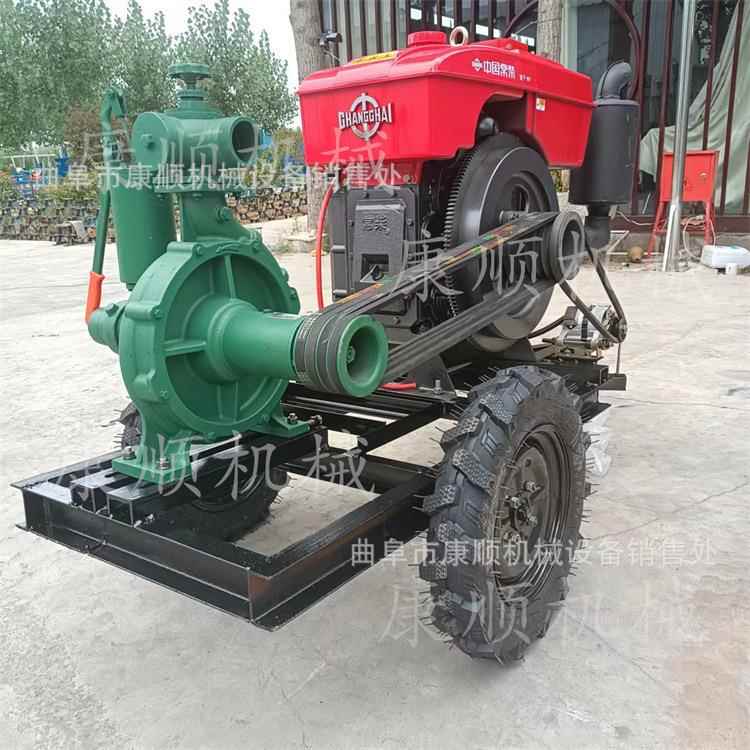 高压喷带灌泵75400卷-盘油机柴657水冷发动机带动