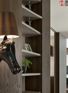 马51头壁灯创意个性卧室床术灯厅头过道酒吧KTV客酒店艺动