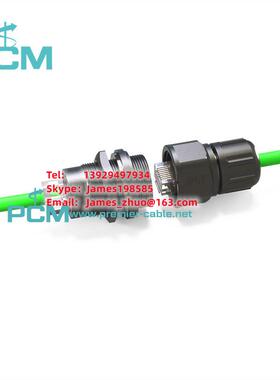 CAT6 RJ45屏蔽工业面板安装以太网母对母馈通耦器-防水RJ45连接器