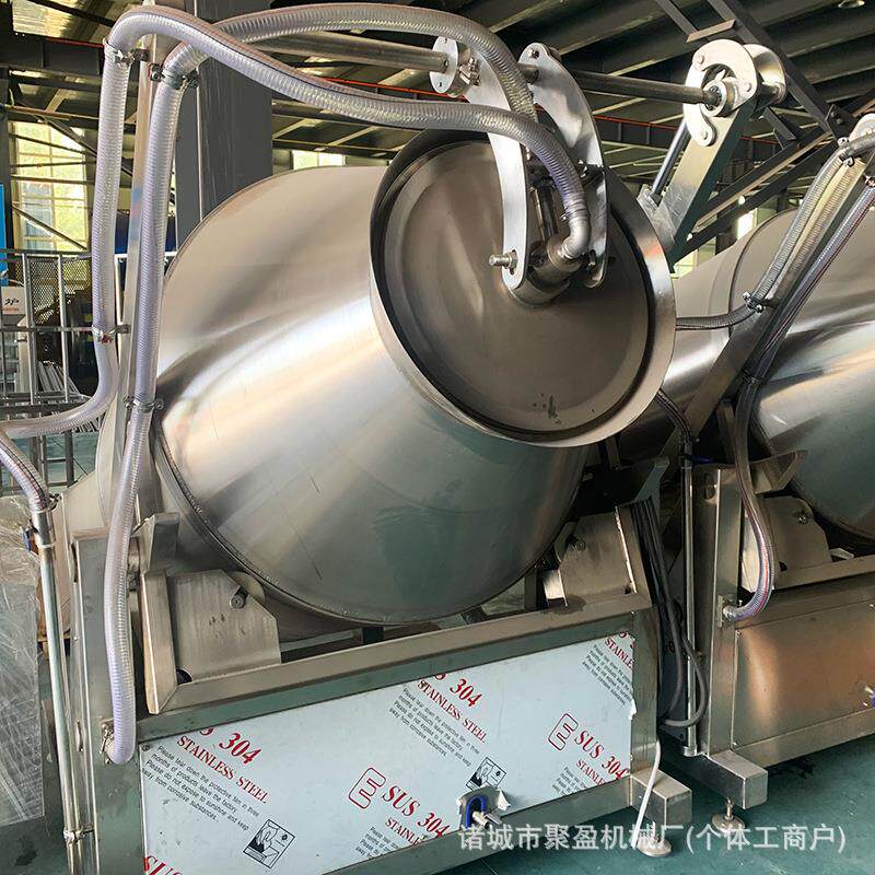 牛羊肉腊肉真空腌制机全自动液压滚揉机肉串加工酱卤肉真空滚揉机