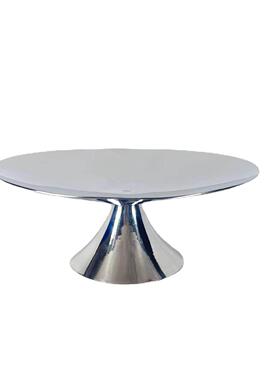 简约现代金属不锈钢圆形镜面托盘样板间桌面茶几售楼处装饰品摆件