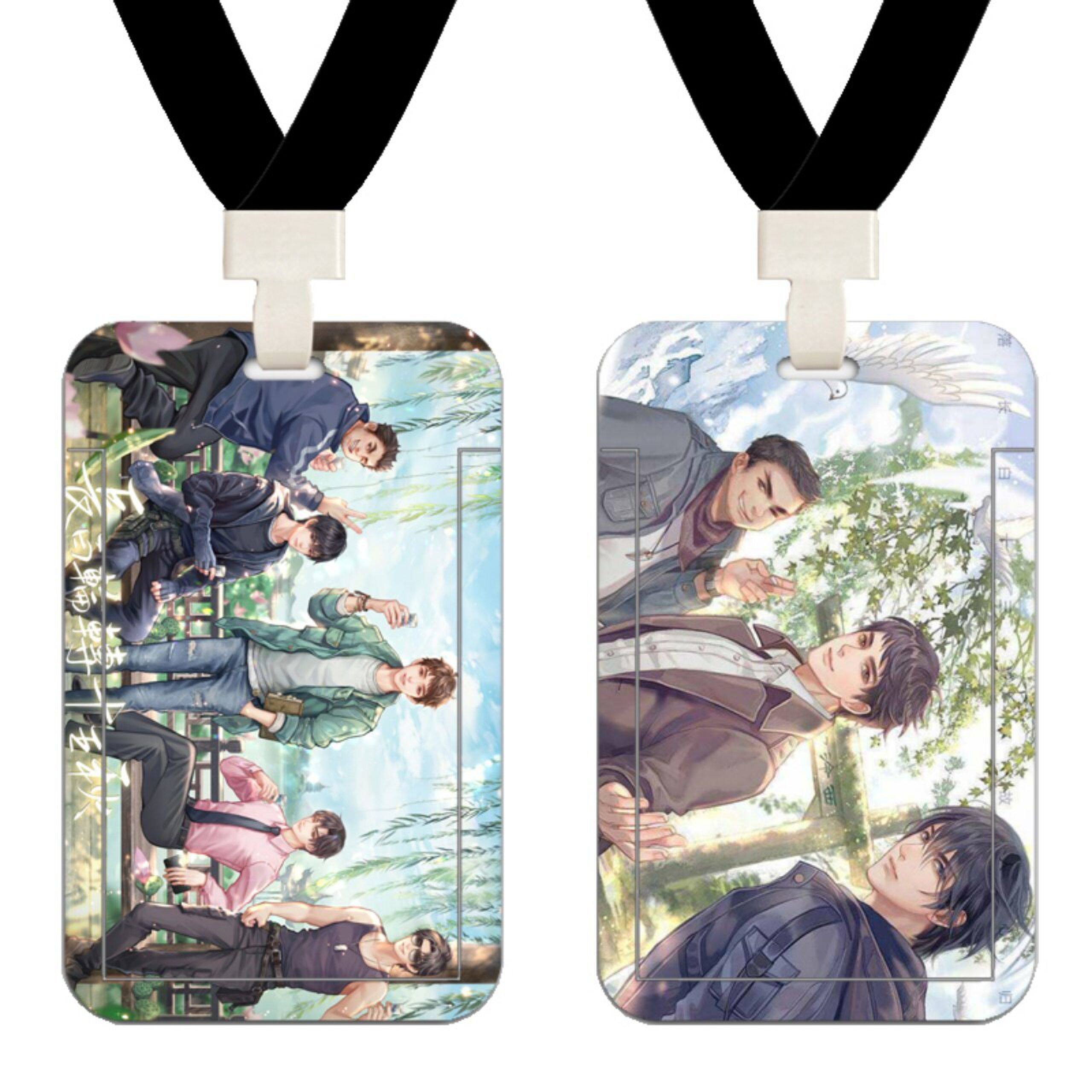 盗墓笔记学生饭卡卡套校园卡胸牌卡包带挂颈挂绳吴邪张起灵公交卡