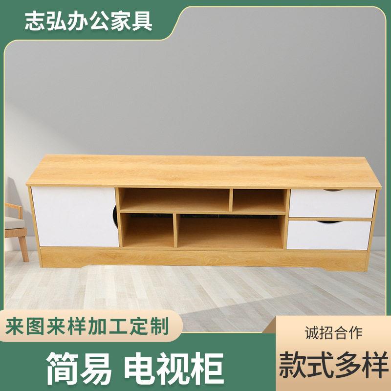 实木电视柜简约白色客厅矮柜小户型收纳储物置物柜多功能储物地柜
