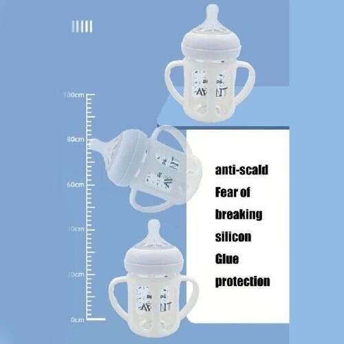 Baby Feeding Bottle Handle Case Comfortable Grip Sleeve