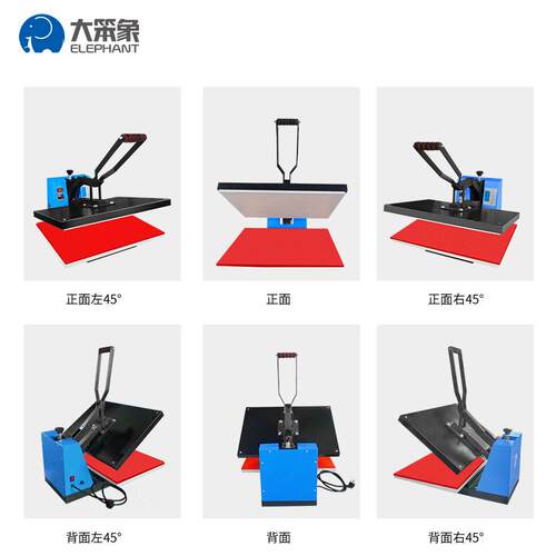 单工位手动烫画机60*80热转印高压力T恤烫图烫钻压烫机服装烫印机