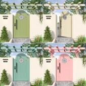 法式 铝合金庭院门花园门别墅大门农村自建房民宿小区单双开门大门