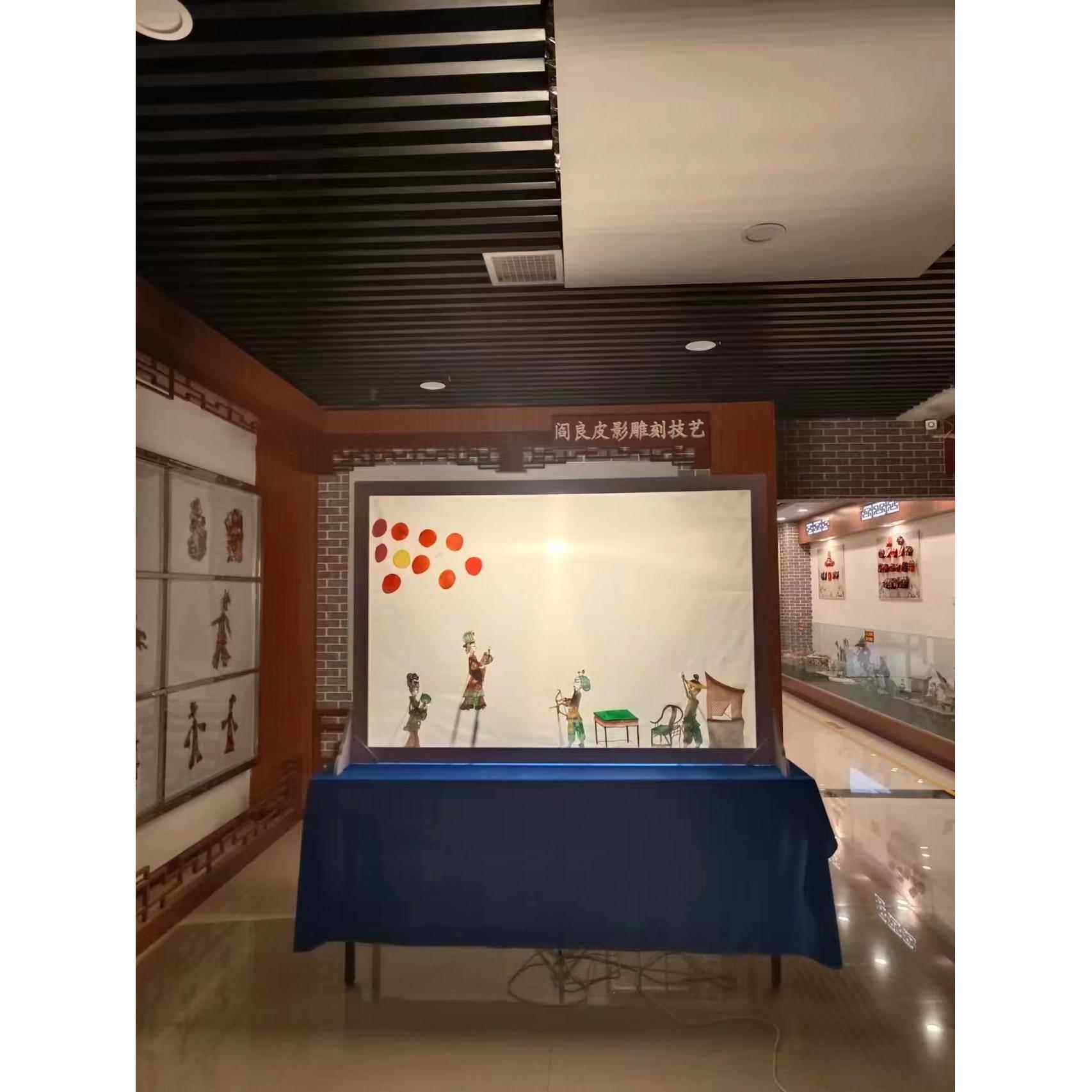 皮影戏幕布支架灯光 皮影表演道具幼儿园皮影戏舞台定制皮影人物