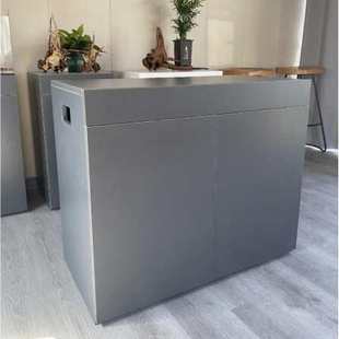 水族箱鱼缸底柜 鱼缸柜 超白缸水草缸低柜 非实木轻奢风底柜